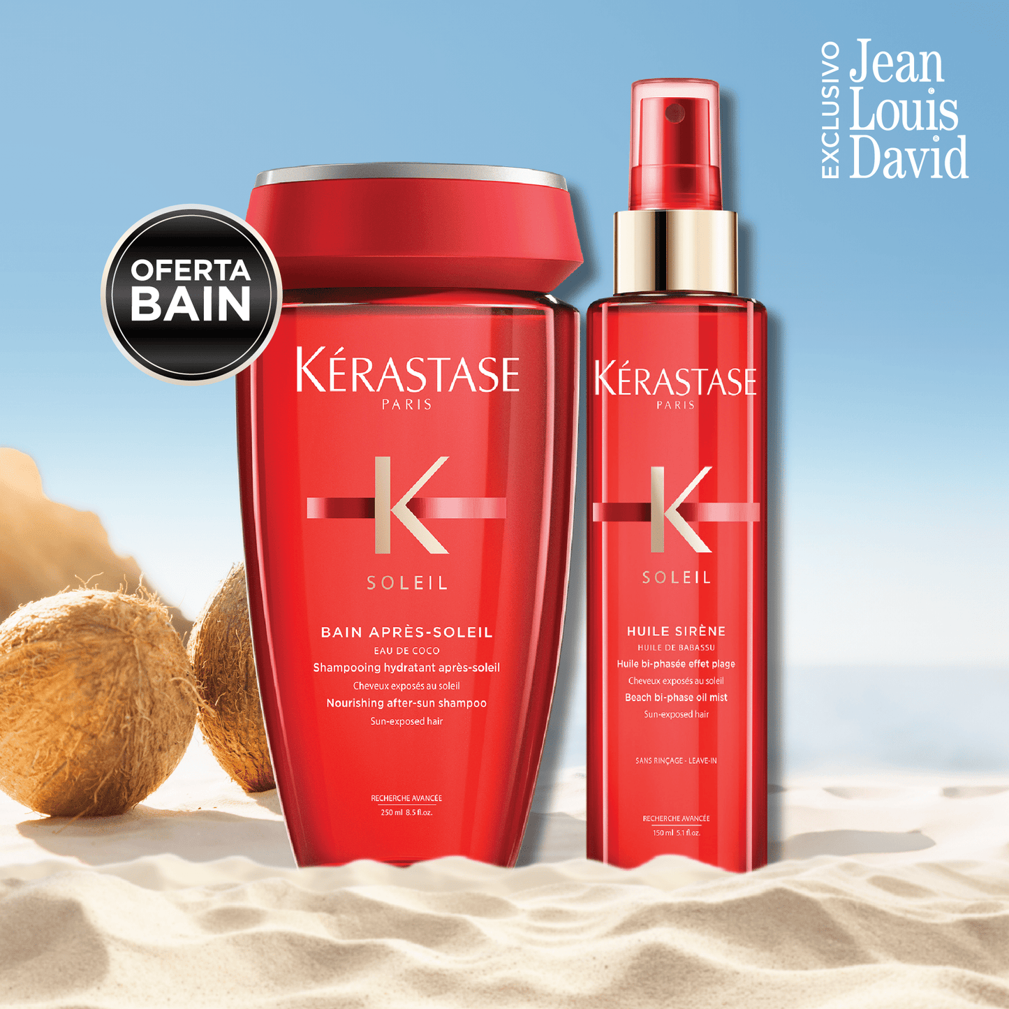 Kerastase Coffret Solar Bain Huile Soleil