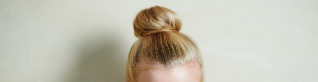 A simplicidade e elegância do puxo de cabelo