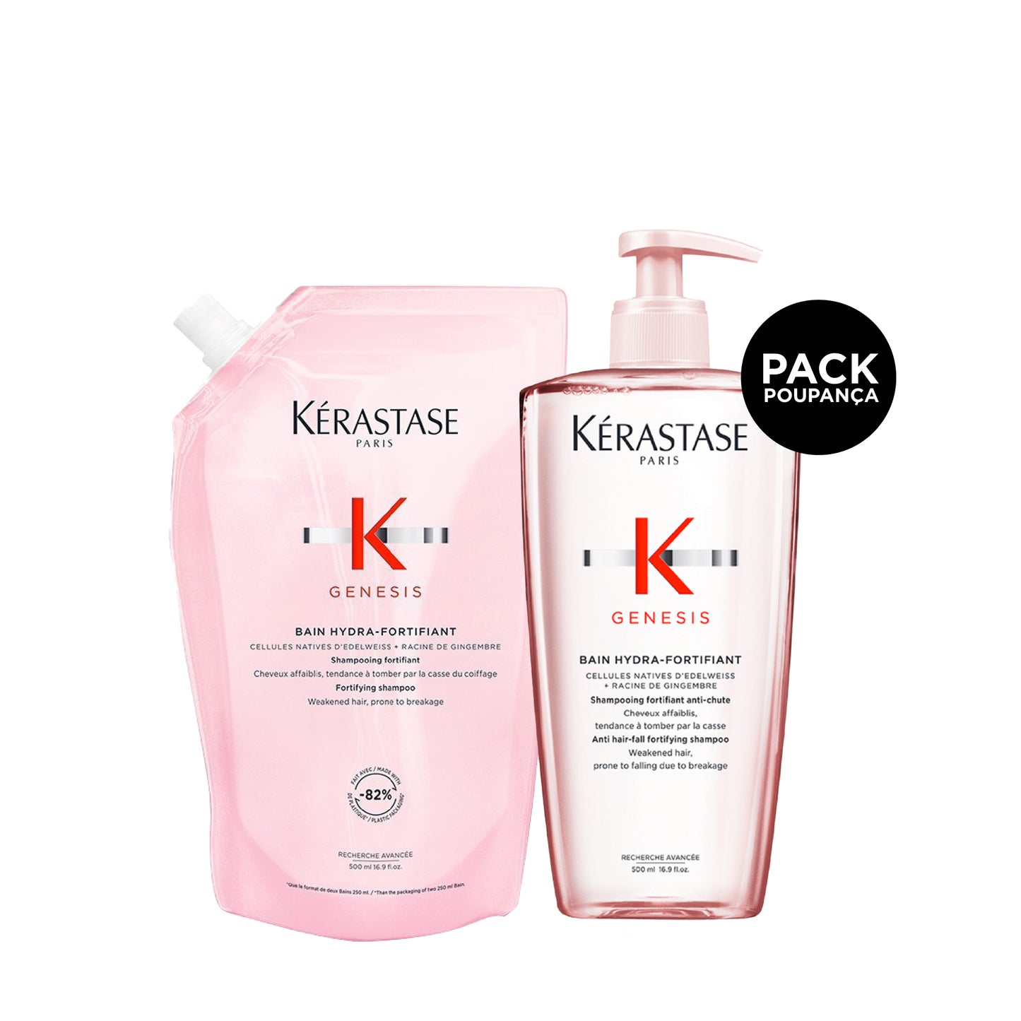 Kerastase Pack Genesis Hydra Bain 500ml Refill