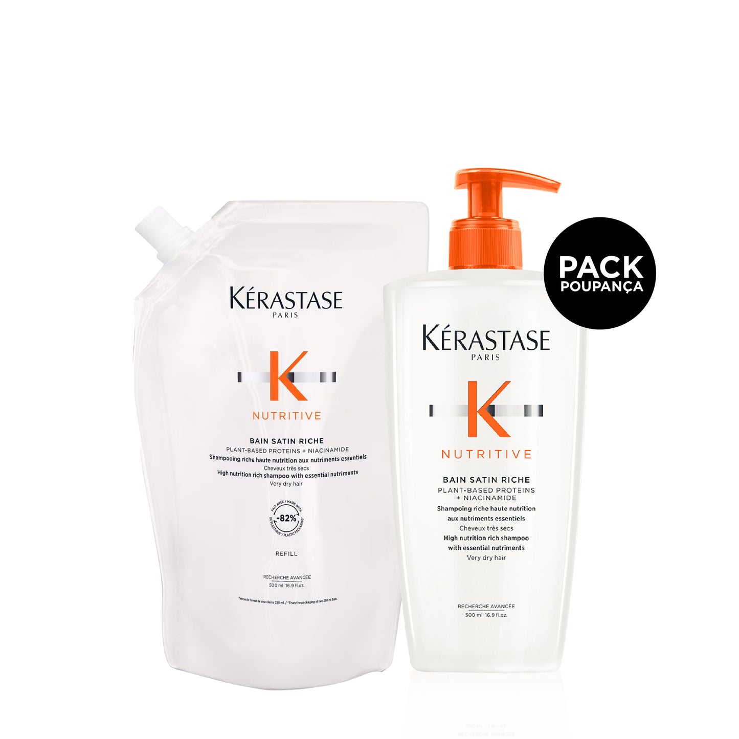 Kerastase Pack Nutritive Bain Satin Riche 500ml Refill
