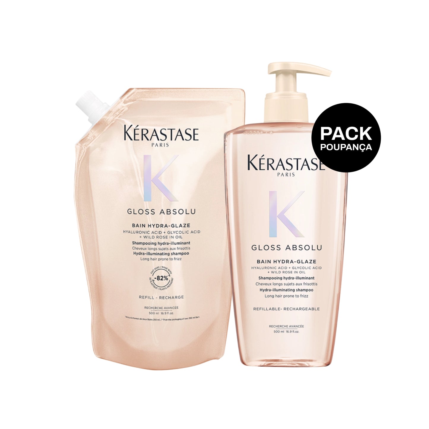 Kérastase Pack Bain Gloss Absolu 500ml + Refill