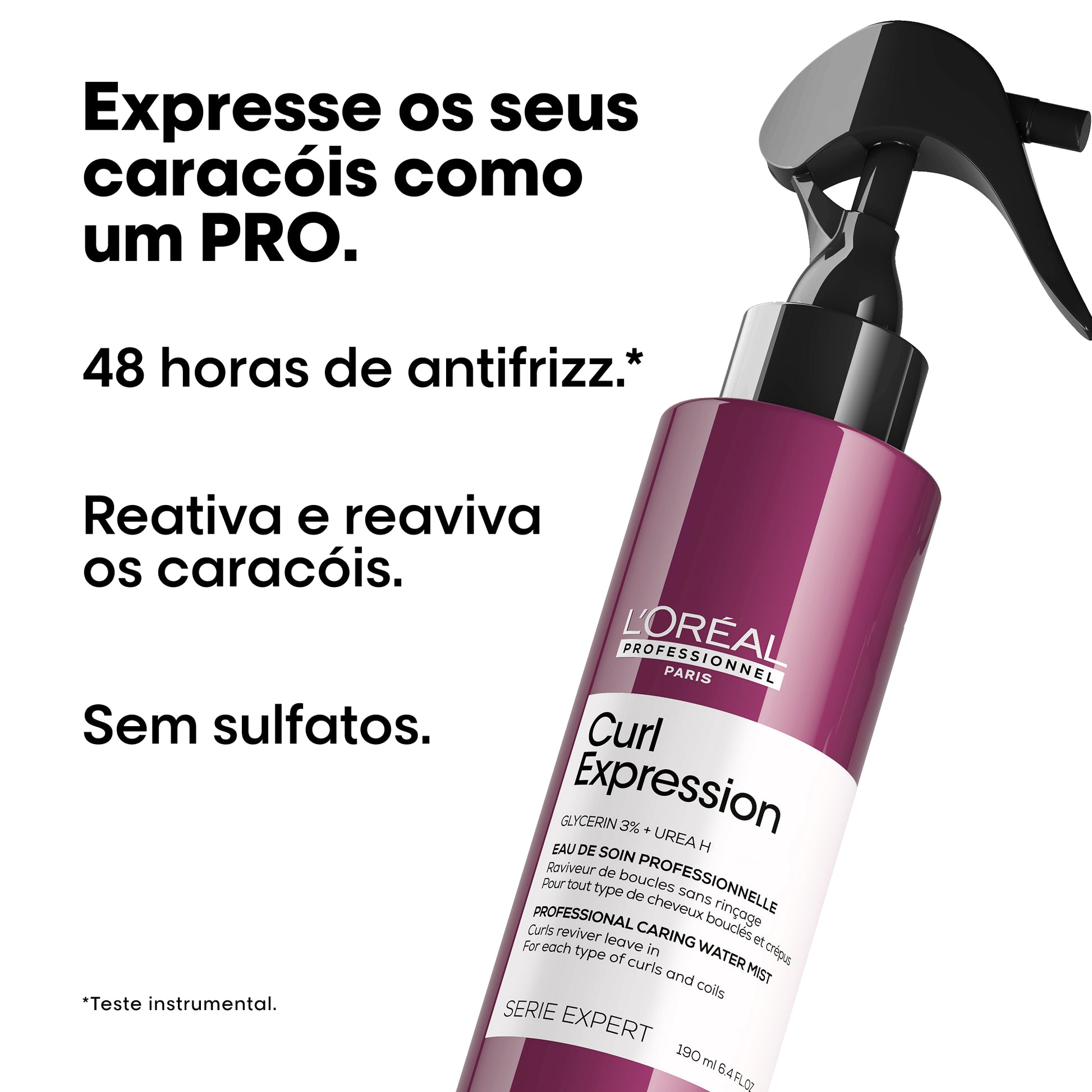 Curl Expression Agua Reativador De Caracois