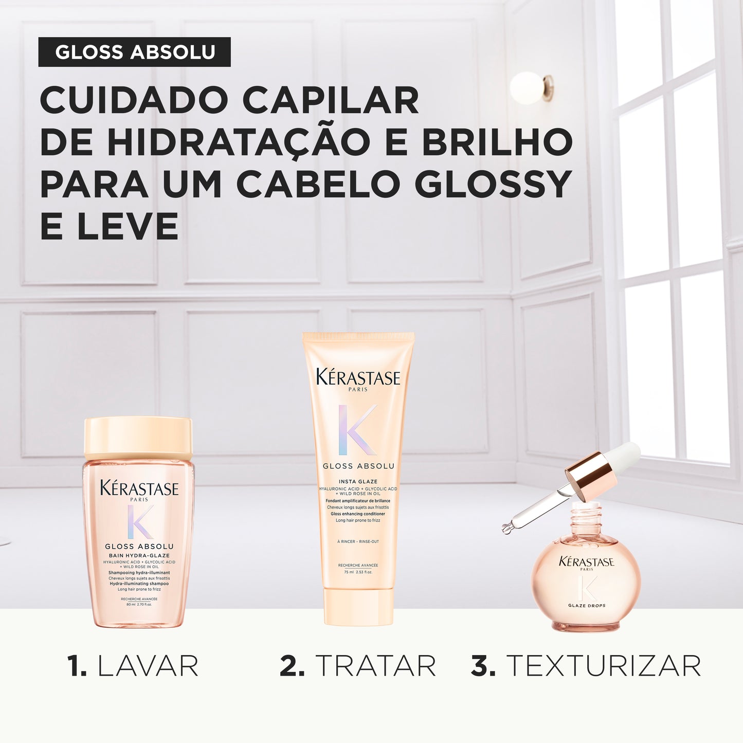 Kérastase Gloss Absolu Coffret de Natal Travel Size