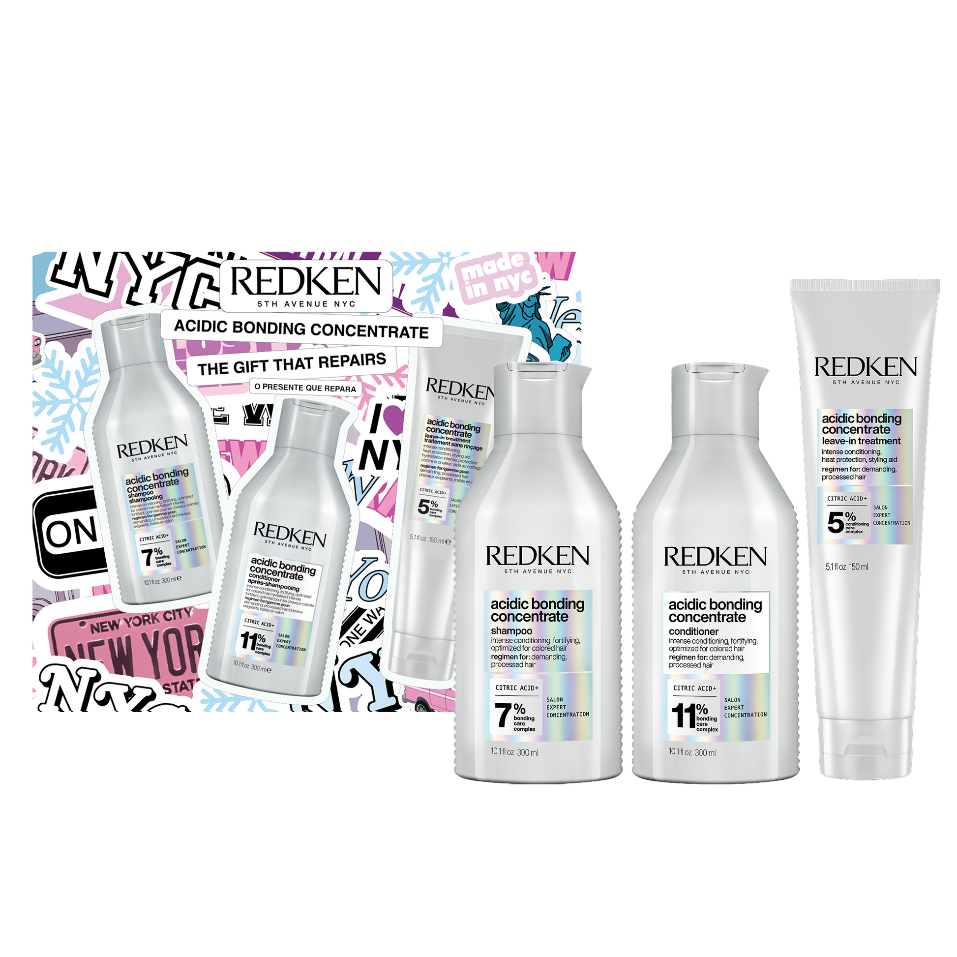 Redken Acidic Bonding Concentrate Holidays Coffret - Reparação Total | Jean Louis David