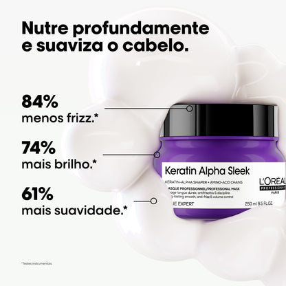 Máscara Capilar Profissional Keratin Alpha Sleek