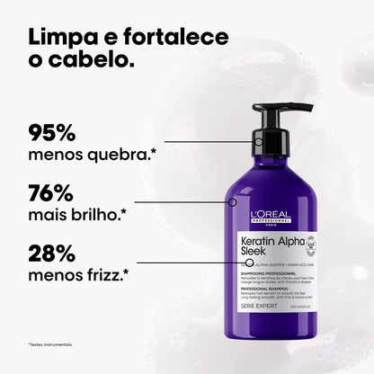 Champô Profissional Keratin Alpha Sleek