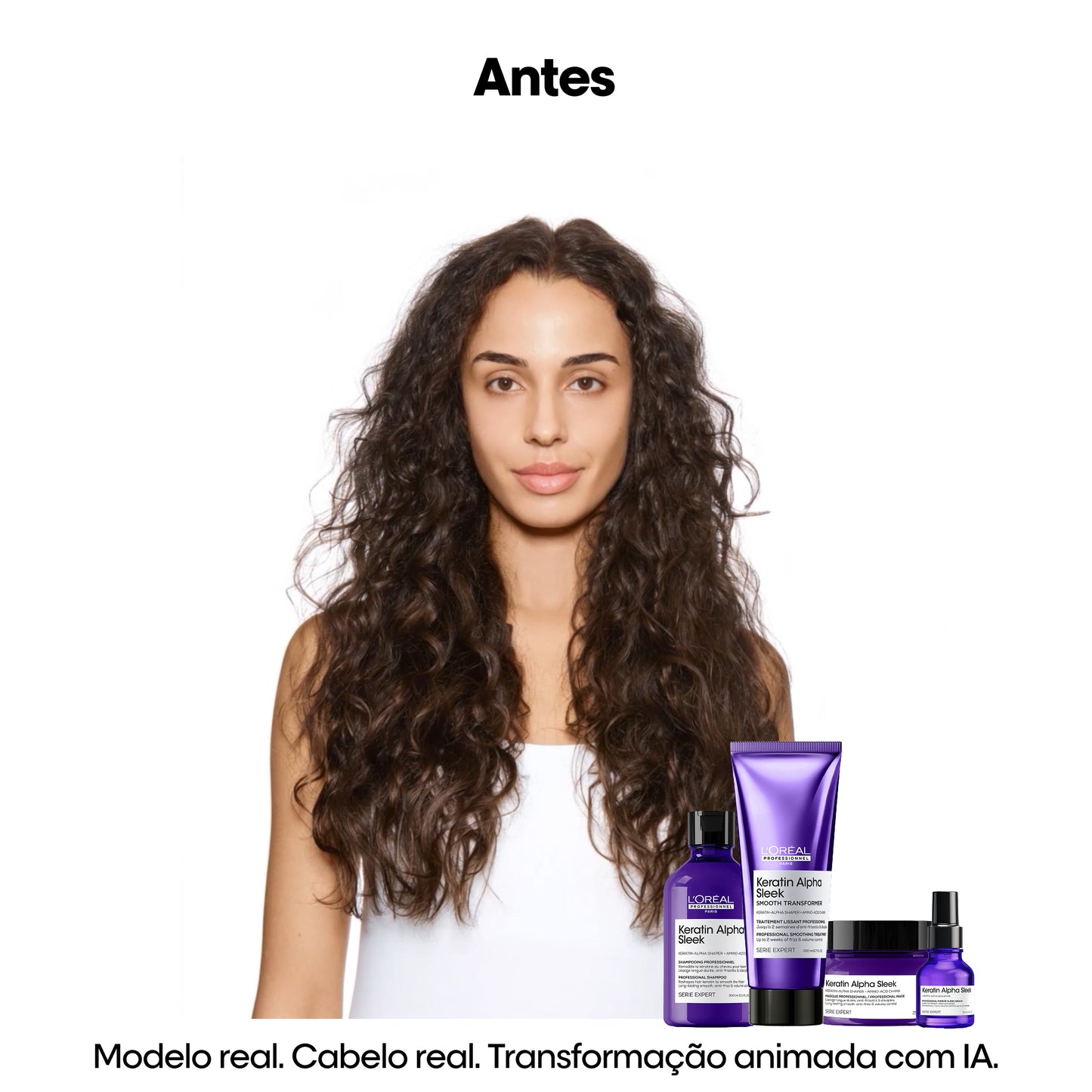 L'Oréal Tratamento Smooth Transformer Keratin Alpha Sleek