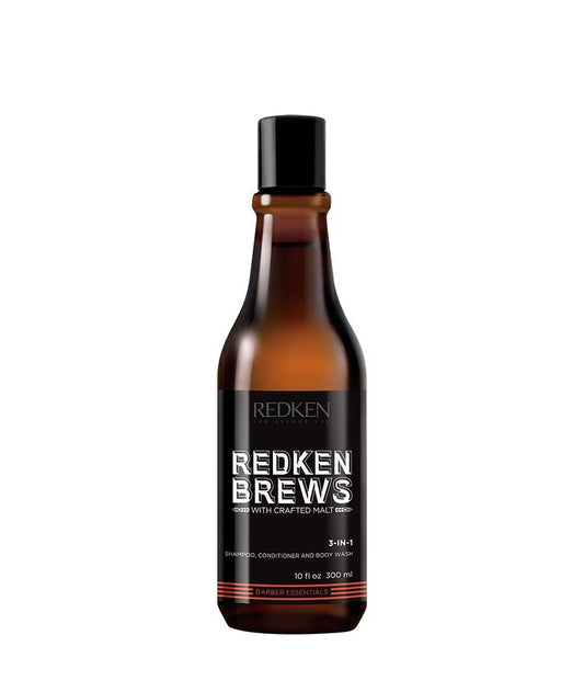Redken Brews 3 In 1 Shampoo 300ml