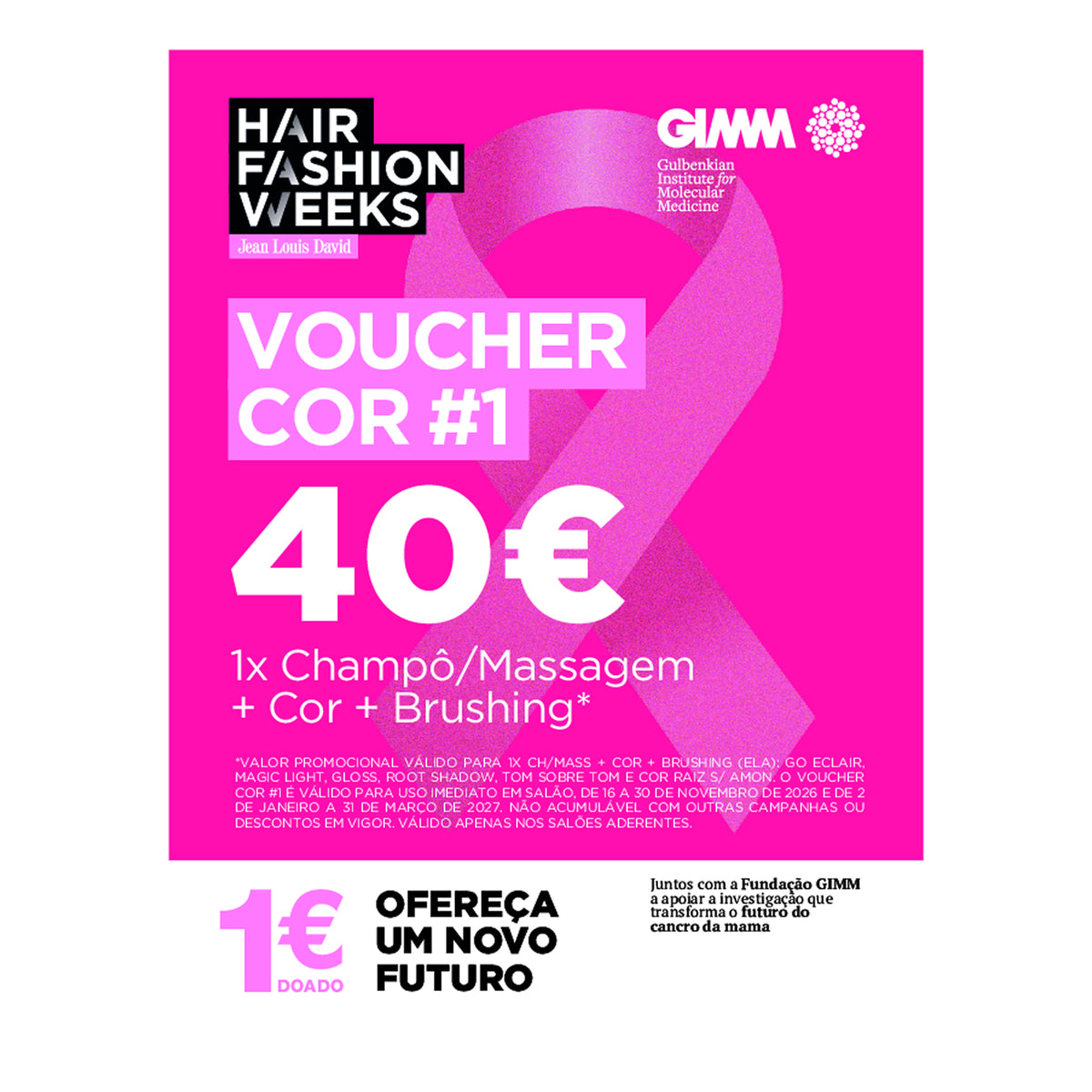 Hair Fashion Weeks Voucher Cor #1 + Brushing