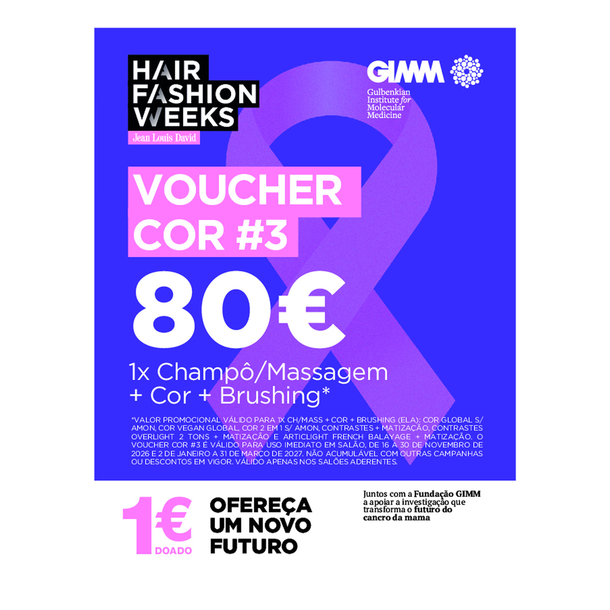 Hair Fashion Weeks Voucher Cor #3 + Brushing